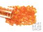 Size 6-0 Seed Beads - Transparent Orange